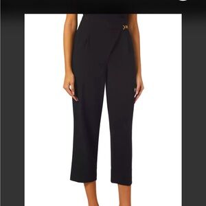 Anthropology Exquise Chain Detail Pants Size XL Black